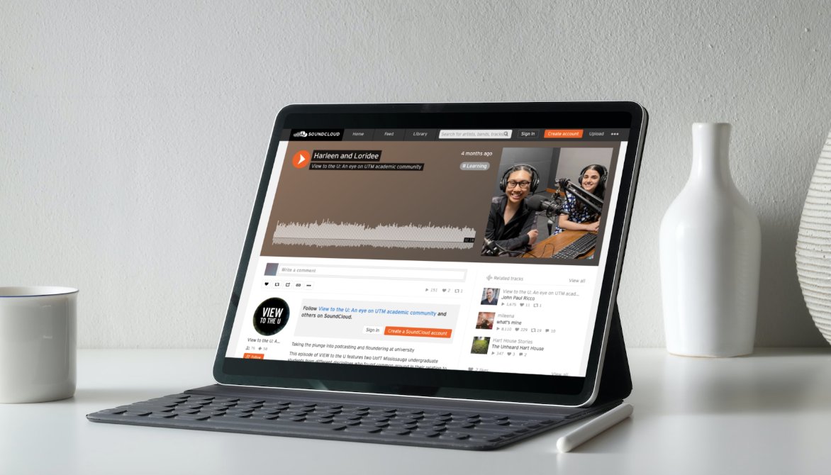UTM's tweet photo. 👁️ Catch up on recent #ViewToTheU podcast episodes about #UTM research
This episode features #UTM students Harleen Kundan & Loridee De Villa talking about their podcast aimed to help other university students stay afloat.
Listen🎙️ https://t.co/GSrLxgu7ew https://t.co/w8Z6UehfpY