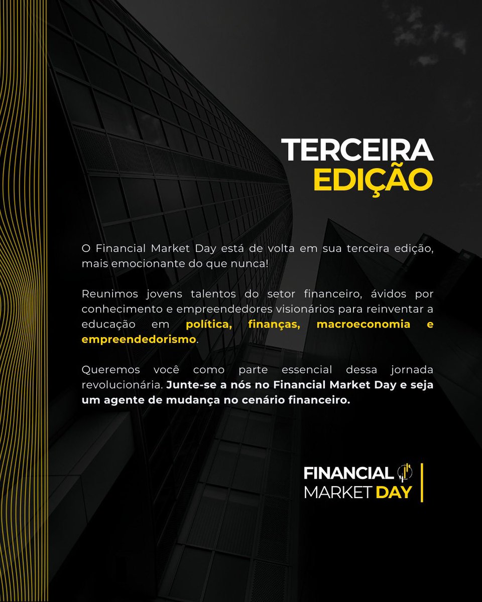 ligaufpr's tweet photo. O Financial Market Day é o maior evento universitário do sul do país focado no mercado financeiro.

Junte-se a nós e ajude a construir o futuro financeiro que todos nós desejamos ver! 🚀📈 https://t.co/EYAH2bXieC
