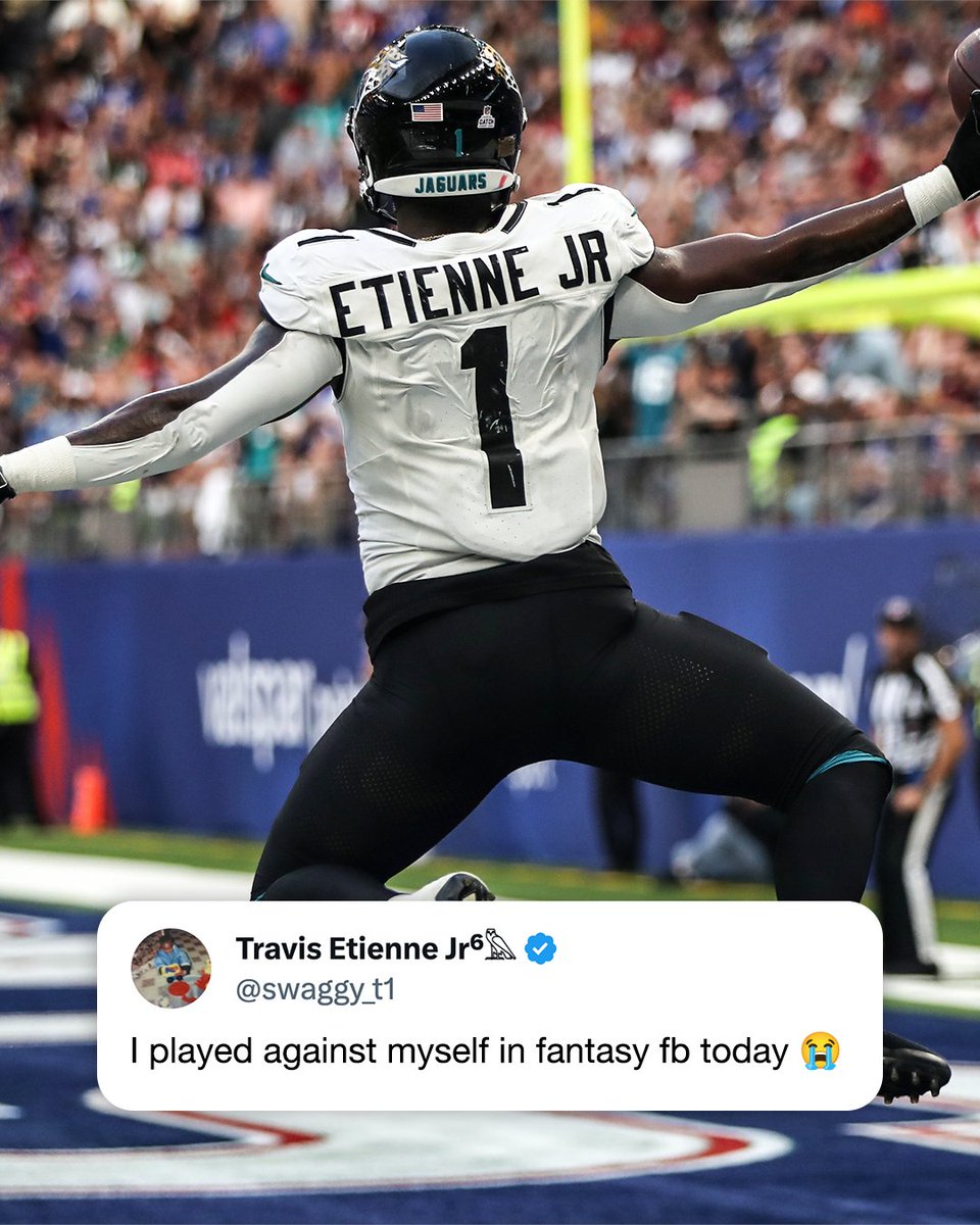 Joy and pain for Travis Etienne 🤣 

(h/t <a href="/swaggy_t1/">Travis Etienne Jr⁶𓅓</a>)