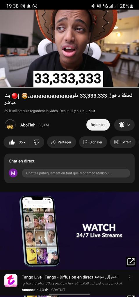 MhdMlk5's tweet photo. #abofalah مبروك 33.333.333 مليون مشترك https://t.co/poCD66N2c8