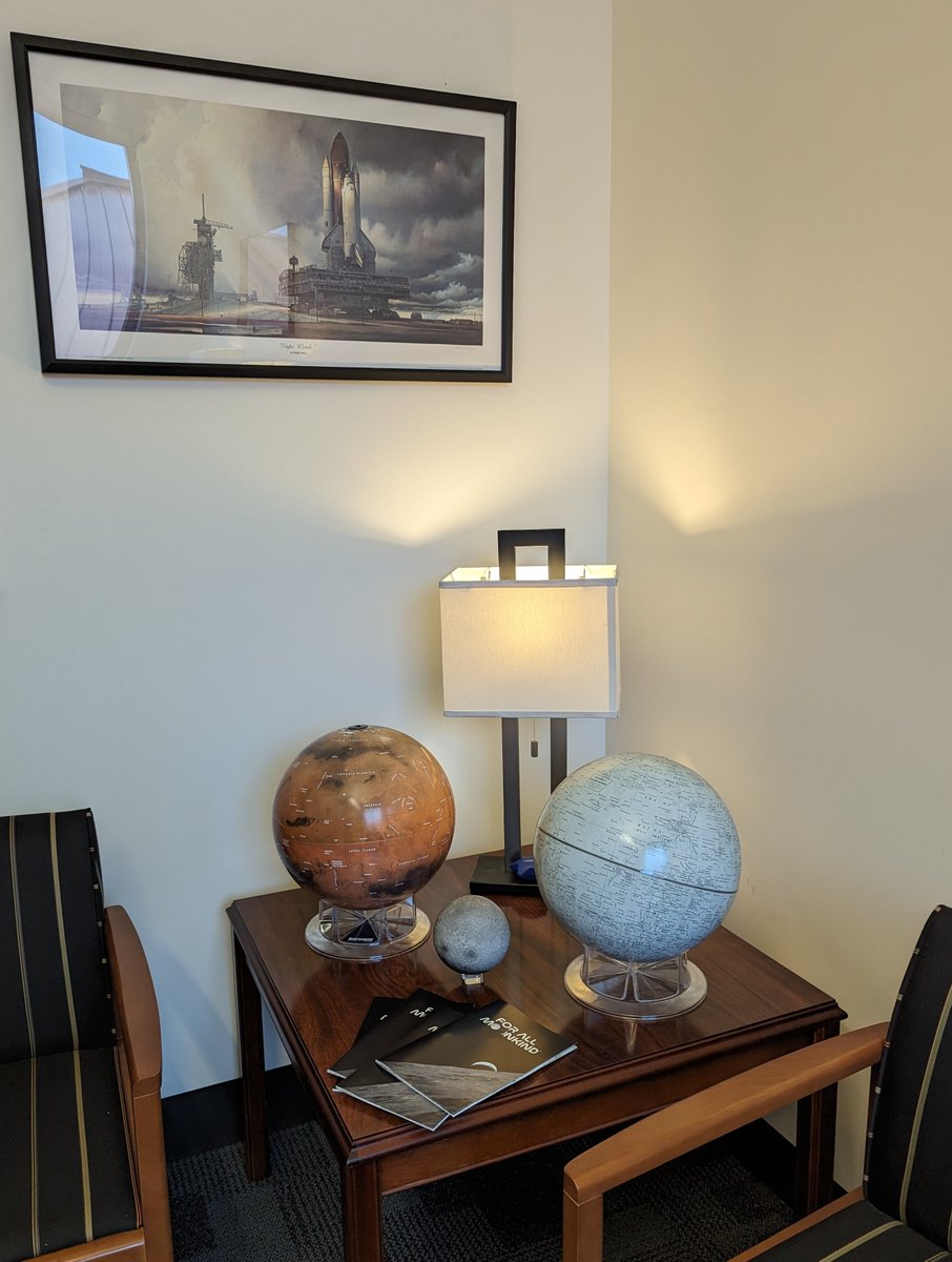 New addition to my office - to the #Moon, #Mars and beyond! #OfficeOfASpaceLawyer