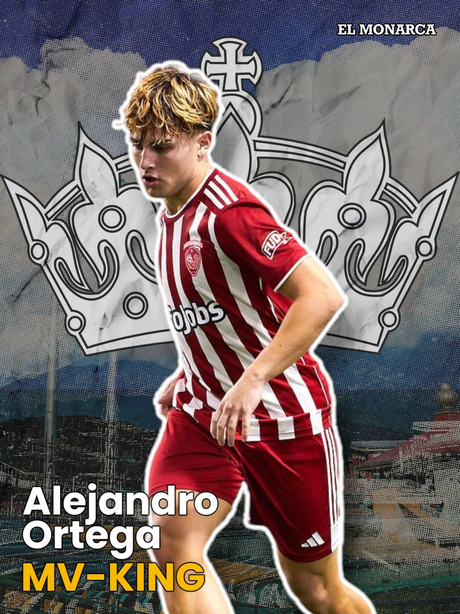 _ElMonarca's tweet photo. 👑 ¡MV-KING! 👑
El rey más destacado del 5to partido es:
#AlejandroOrtega de @AniquiladoresFC, el mediapunta de los rojiblancos se marcó una primera parte de antología consiguiendo un HAT TRICK que le da la victoria a su equipo.
#KingsCup #MVKING https://t.co/qaED3XWvU2