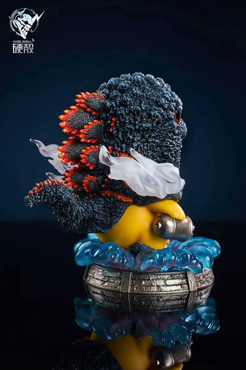KaijuNewsOutlet's tweet image. A new Burning Godzilla Cosplay Pikachu – Pokemon Godzilla Resin Statue from HARD SHELL Studios will be released in March 2024 for $99.99.