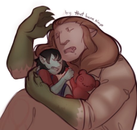 simplytibbs's tweet photo. I can't help but think that maybe in some ways he could have been a good dad

[Vampire King and Marceline, Adventure time/Fiona and Cake] https://t.co/B5K1cu8o1o