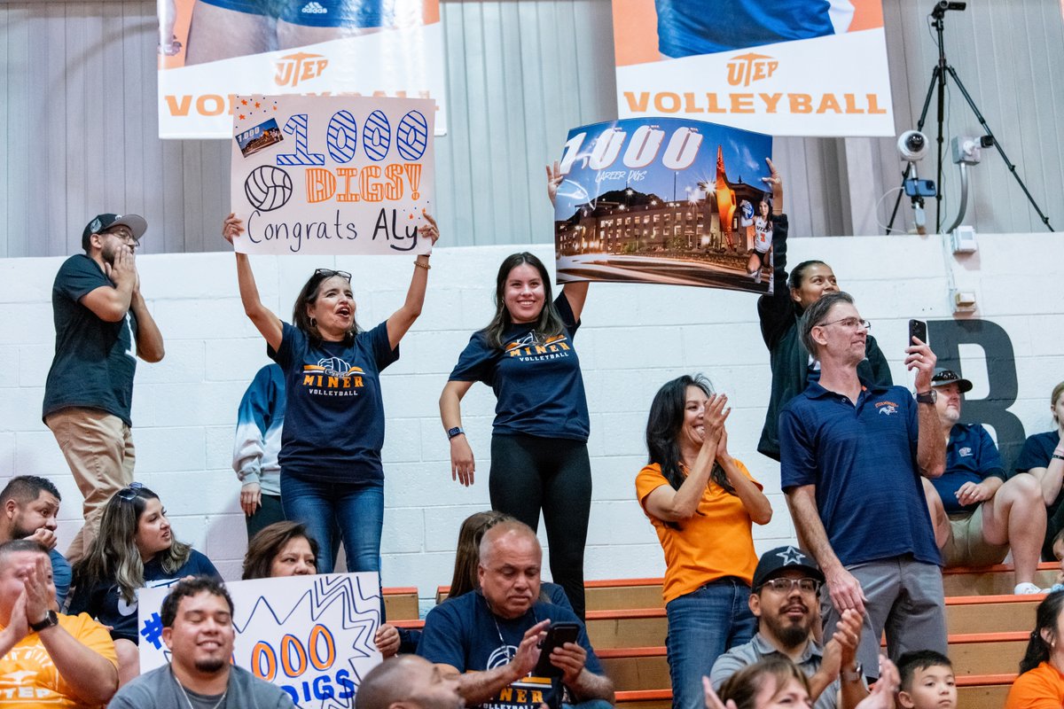 1⃣0⃣0⃣0⃣ career digs 🎉

Alyssa Sianez becomes the 14th player in UTEP history to join the 1,000 digs club!