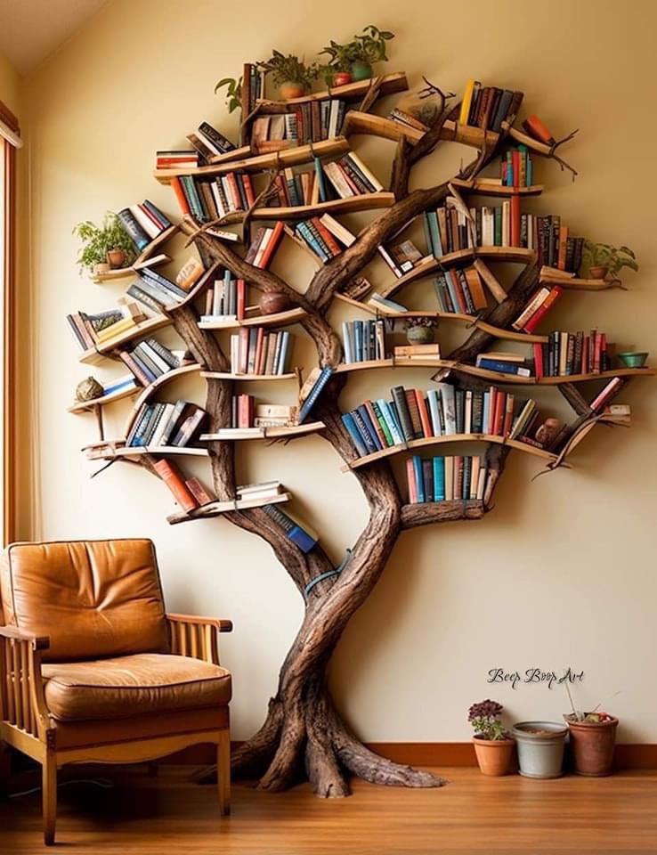 Stavo #pensandoChe questa libreria ci starebbe benissimo a casa mia… 💜📚