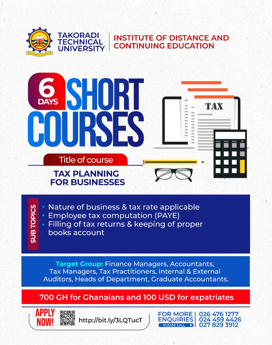 Takoradi Technical University (@officialttu) on Twitter photo 