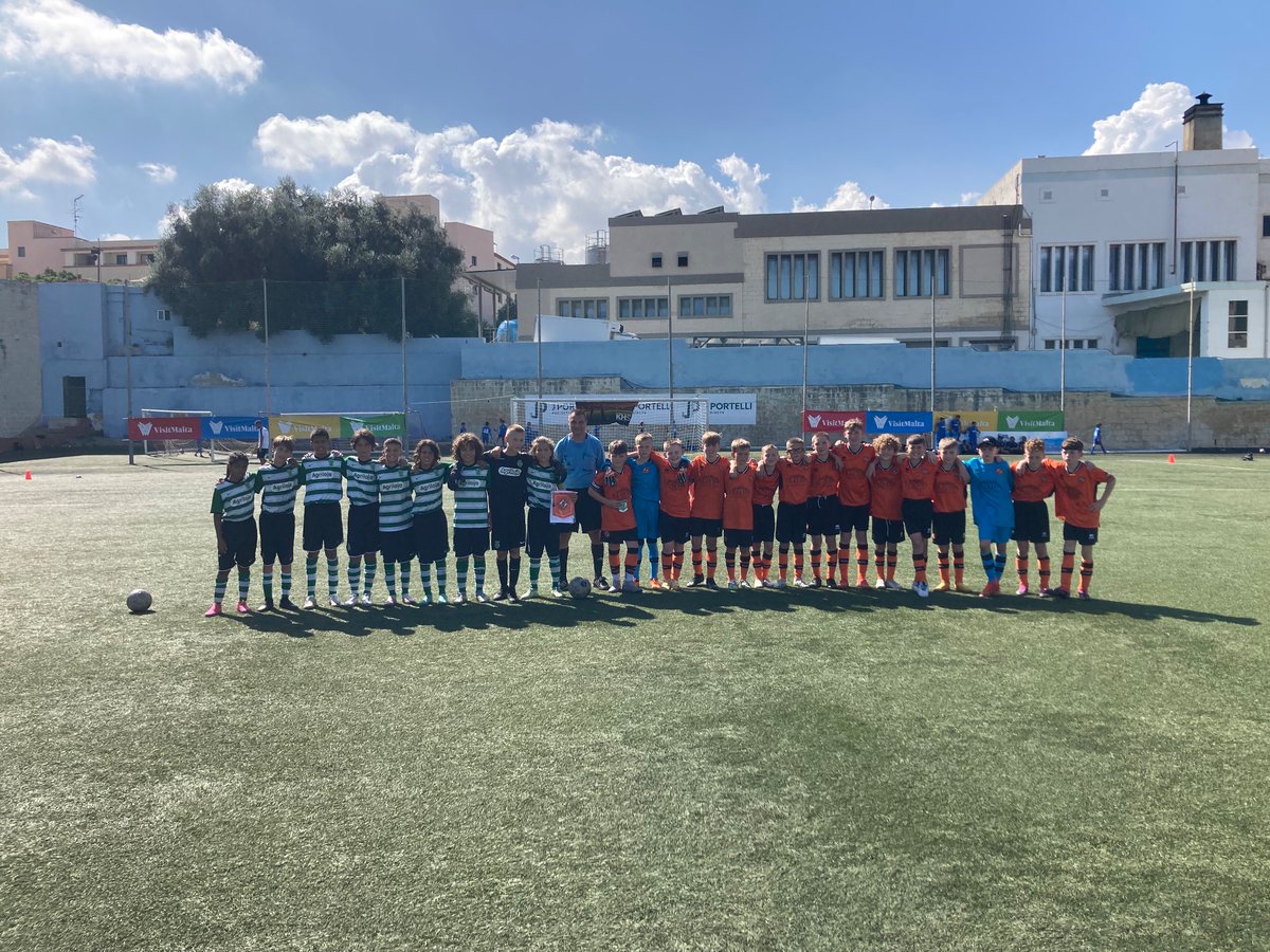 DUFCAcademy's tweet photo. 🦁 A great weekend of learning and development for @DUFCAcademy Under 12s at the KHS Malta Cup 🇲🇹

⚽️ Playing 9v9 against opposition from across Europe with the likes of @SportingCP &amp; @LUFC and finishing Runners Up overall 🧡

📸 @07RQuaresma 🇵🇹💪

#DUFCAcademy | #DUFC https://t.co/uU12VjzJrI
