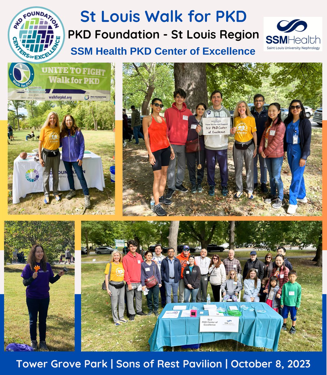 Krista Lentine, MD,PhD | FASN | FAST (@kristalentine) on Twitter photo Thrilled to join <a href="/PkdStl/">PKDF St. Louis Region</a>'s #WalkForPKD👟in gorgeous <a href="/TowerGrovePark/">Tower Grove Park</a>🌅 this morning!
· Proud to be part of <a href="/SSMHealthSTL/">SSM Health St. Louis</a>' s #PKD #CenterofExcellence🏥led by <a href="/yasar_caliskan/">Yasar Caliskan</a>
· We walk support our community and drive care innovations!🏃🏿♀️🙌🏾#StLouis | #CommunityStrong | <a href="/jeansome1/">jeansome1</a> Thrilled to join <a href="/PkdStl/">PKDF St. Louis Region</a>'s #WalkForPKD👟in gorgeous <a href="/TowerGrovePark/">Tower Grove Park</a>🌅 this morning!
· Proud to be part of <a href="/SSMHealthSTL/">SSM Health St. Louis</a>' s #PKD #CenterofExcellence🏥led by <a href="/yasar_caliskan/">Yasar Caliskan</a>
· We walk support our community and drive care innovations!🏃🏿♀️🙌🏾#StLouis | #CommunityStrong | <a href="/jeansome1/">jeansome1</a>