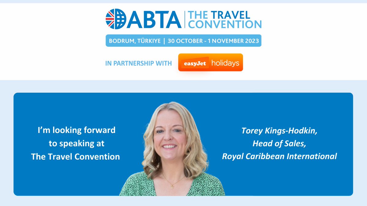 Torey kings-hodkin (@toreykh) on Twitter photo Not long to go now until <a href="/TheTravelConv/">Travel Convention</a> 2023, will you be there? Always a great event with thought-provoking discussions and the opportunity to network with industry partners and colleagues. #ABTAbodrum Not long to go now until <a href="/TheTravelConv/">Travel Convention</a> 2023, will you be there? Always a great event with thought-provoking discussions and the opportunity to network with industry partners and colleagues. #ABTAbodrum