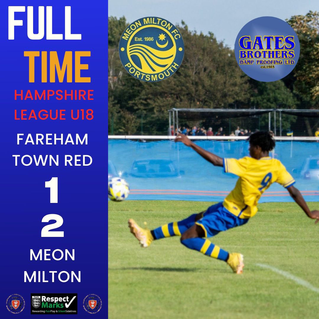 U18MeonMilton's tweet photo. Continued our fine form today with a 2-1 win over a decent Fareham side!
3 wins from 3 the March continues! https://t.co/RrClVIeCTa