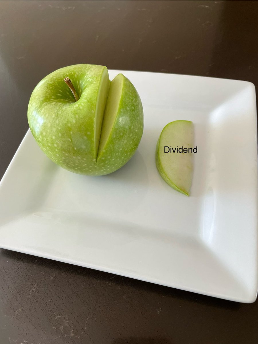 Pictures can say a thousand words.

Here’s a quick thread on dividends, as told by Granny Smith.