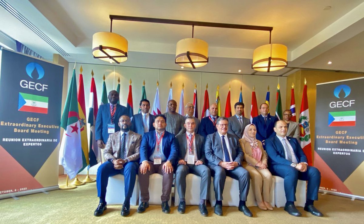 #25GECFMINISTERIALMEETING
#Malabo2023 
💪Un grande honor formar parte en la organización de este importante evento para el Ministerio de Minas e Hidrocarburos en particular y para Guinea Ecuatorial en General. 
<a href="/GECF_News/">Gas Exporting Countries Forum</a>