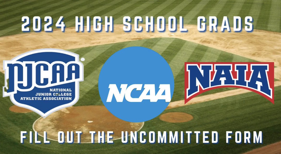 UNCOMMITTED 2024s⚾️ Add yourself to our UNCOMMITTED DATABASE! INCREASE your EXPOSURE to College Coaches!👇🏼 form.jotform.com/232515367778164