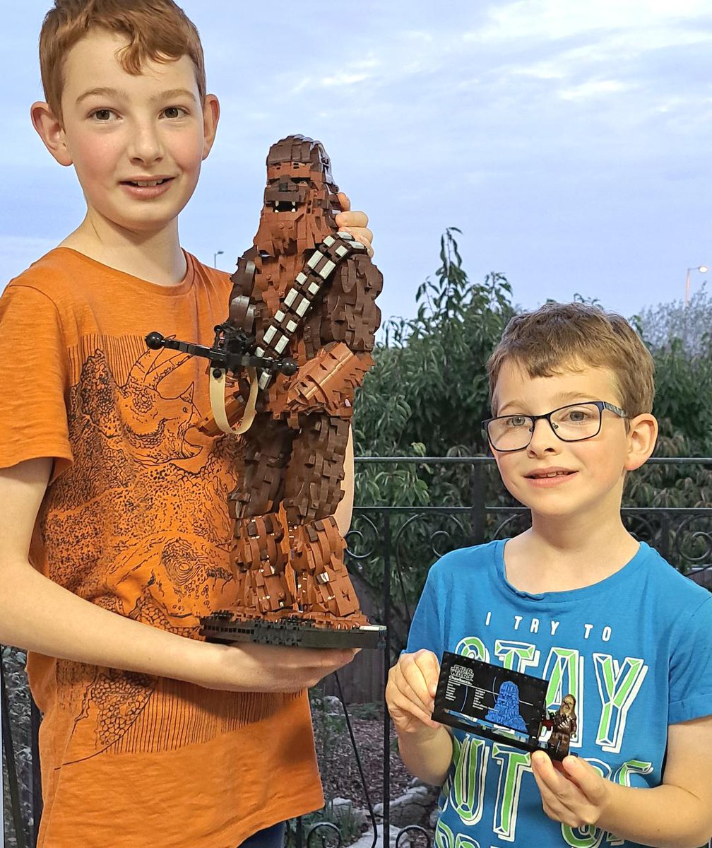 They worked together this weekend to build this large Lego Chewbacca! <a href="/ShoresideYear4/">Shoreside Year 4</a> <a href="/MrPowerREMAT/">Mr Power</a> <a href="/Shoreside1234/">Shoreside Primary School</a>