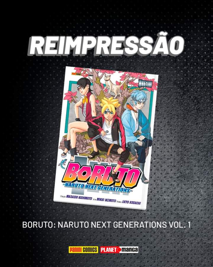 Portal Boruto Brasil on X: 🚨  VENCEMOS! A reimpressão do volume