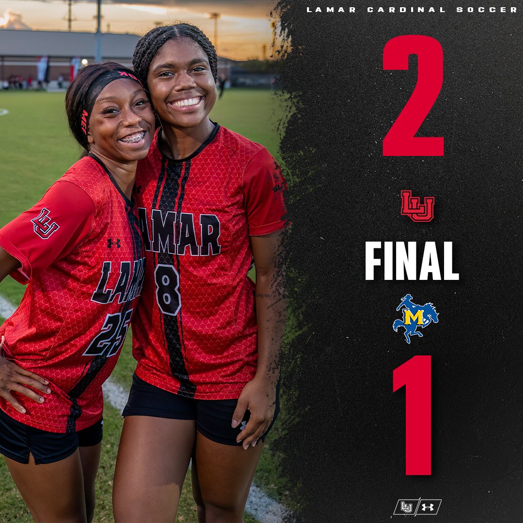 LamarWSoccer's tweet photo. Smile if you have a 10-match winning streak going. 

2-1 dub for Cards. 

Back home this coming weekend for two. First game Friday night at 7.

#Uncommon #LetItRip #WeAreLU https://t.co/v5uZqSXk9v