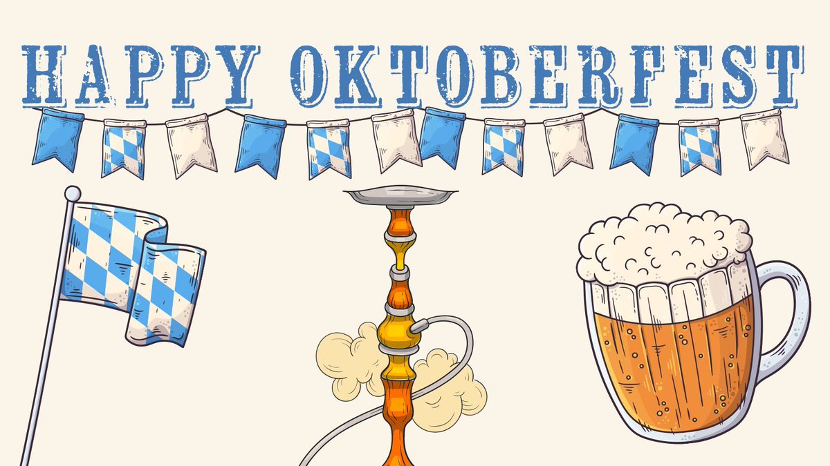 Happy Oktoberfest! Don't forget to check out our huge sale happening now in spirit of beer, shisha, and good times 🤪 🍻 

What's your favorite shisha to smoke with an ice cold beer? Let us know!