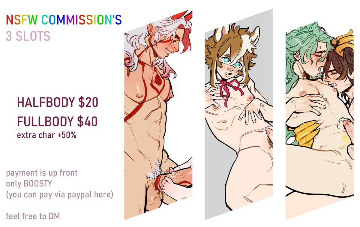 Ingeboborga's tweet photo. NSFW comm slots are now open
DM for more info🌼 https://t.co/UzqgAMpqmc