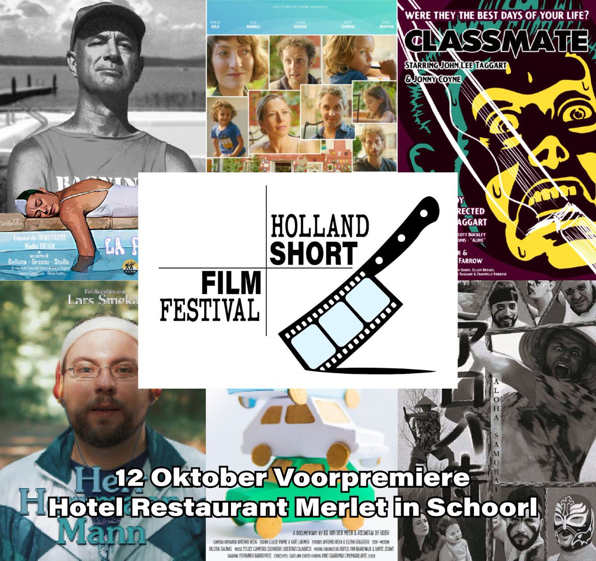 NHNAwards's tweet photo. Hou jij van film kijken en lekker eten? Kom dan 12 oktober naar de voorpremiere van het Holland Short Film Festival bij Restaurant Merlet in Schoorl en beleef een gezellige avond uit.
Reserveer deze geweldige avond uit voor € 59,95 pp via https://t.co/70e2aGIisO https://t.co/cbBRt72Iqt