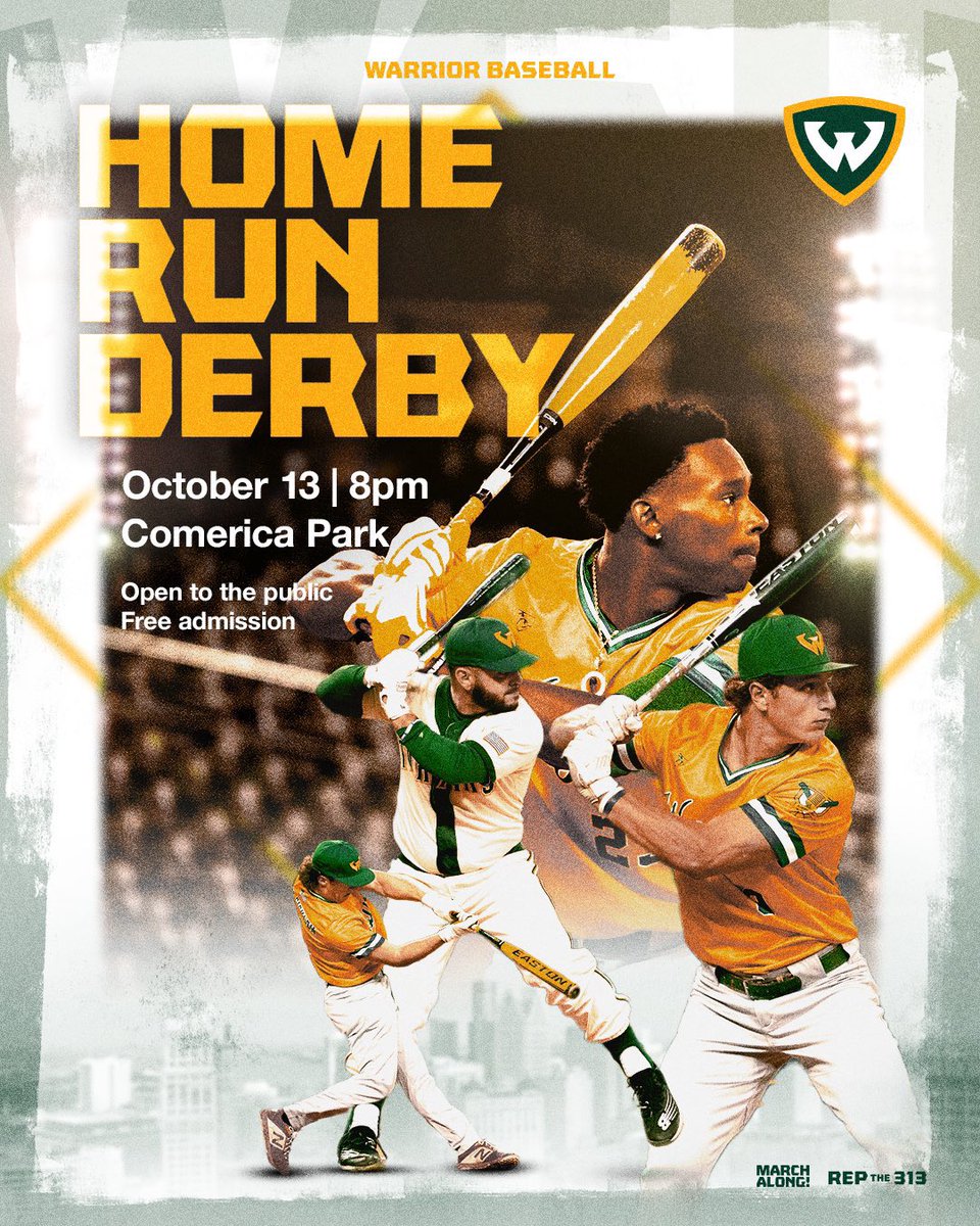 waynestbaseball's tweet photo. Save the Date. Friday, Oct. 13. Comerica Park. 8pm. Free Admission. Join us Downtown. https://t.co/yoJAcz4wGs