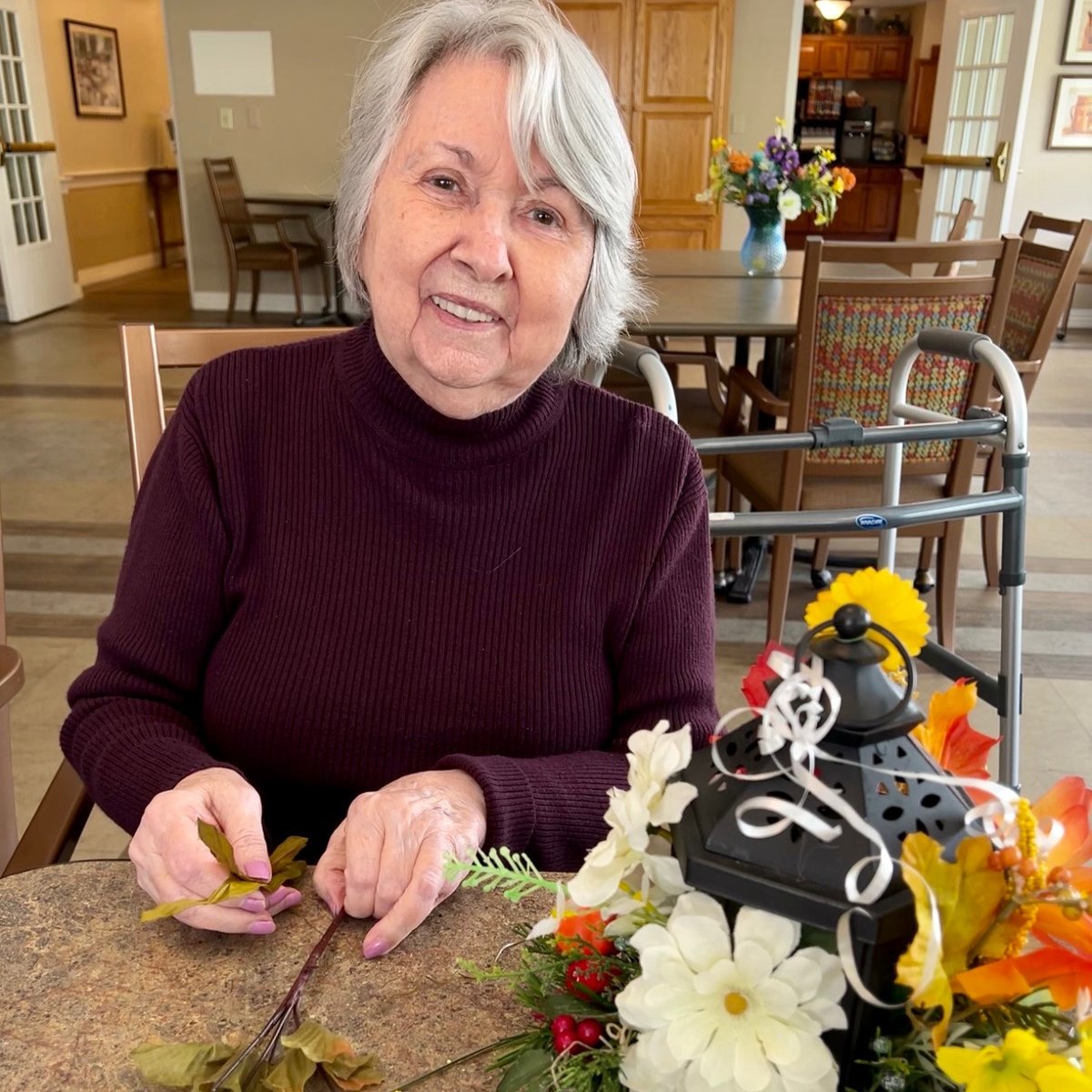 CountryMeadows's tweet image. Time to get crafty! Our York-South Connections Memory Support Services residents created fall floral arrangements for their dining area for all to enjoy. 

#feelslikefall #seniorliving #seniorcare #tellourstories #thrivingnotsurviving