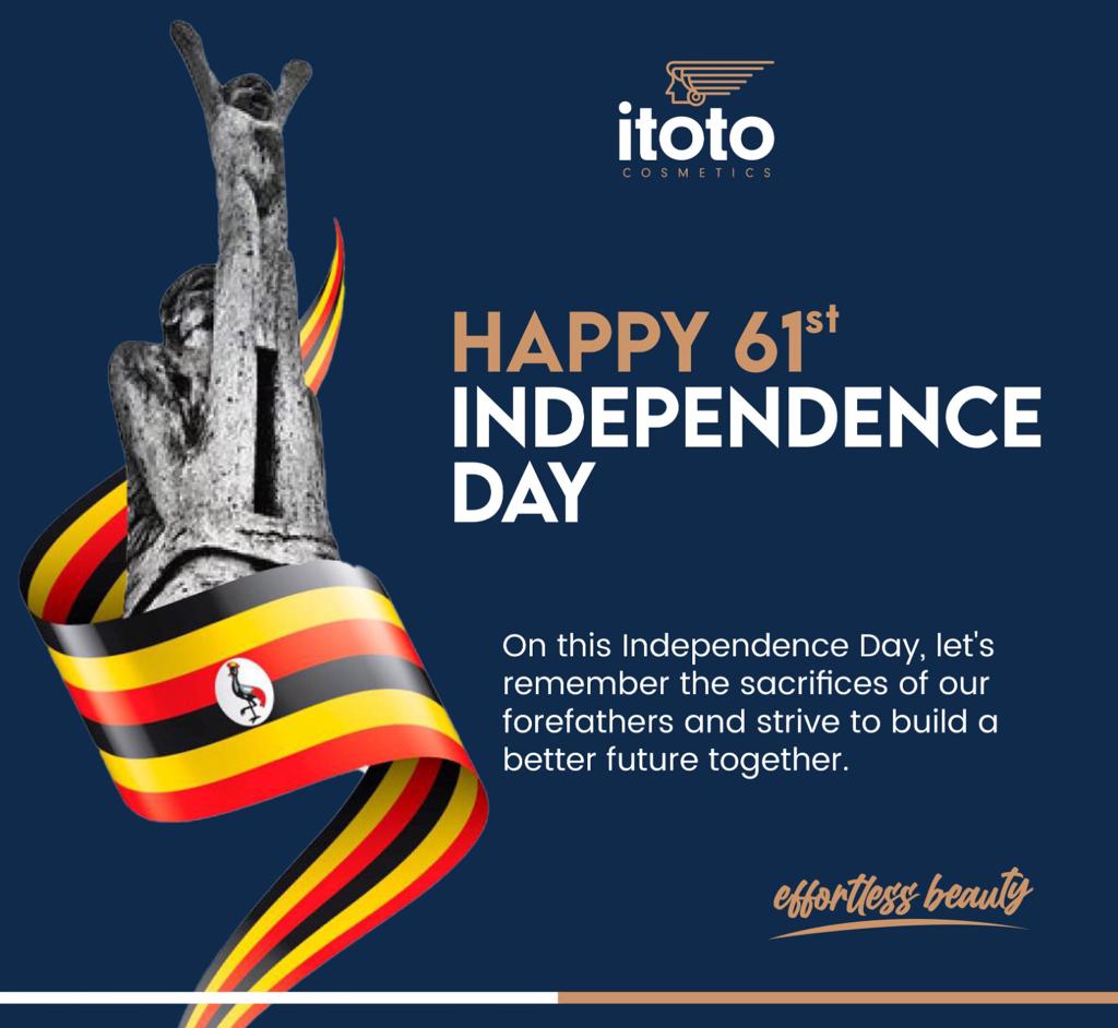 Oh UGANDA! 

#itotocosmetics #effortlessbeauty #independenceday #Uganda