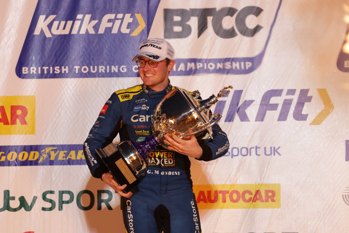 UKPMR's tweet photo. Back where it belongs 🏆

Three (count 'em!) Jack Sears Trophy titles! 

@CarStoreUK_ #GoGoPMR @PowerMaxedUK @BTCC https://t.co/B9750MFXZq