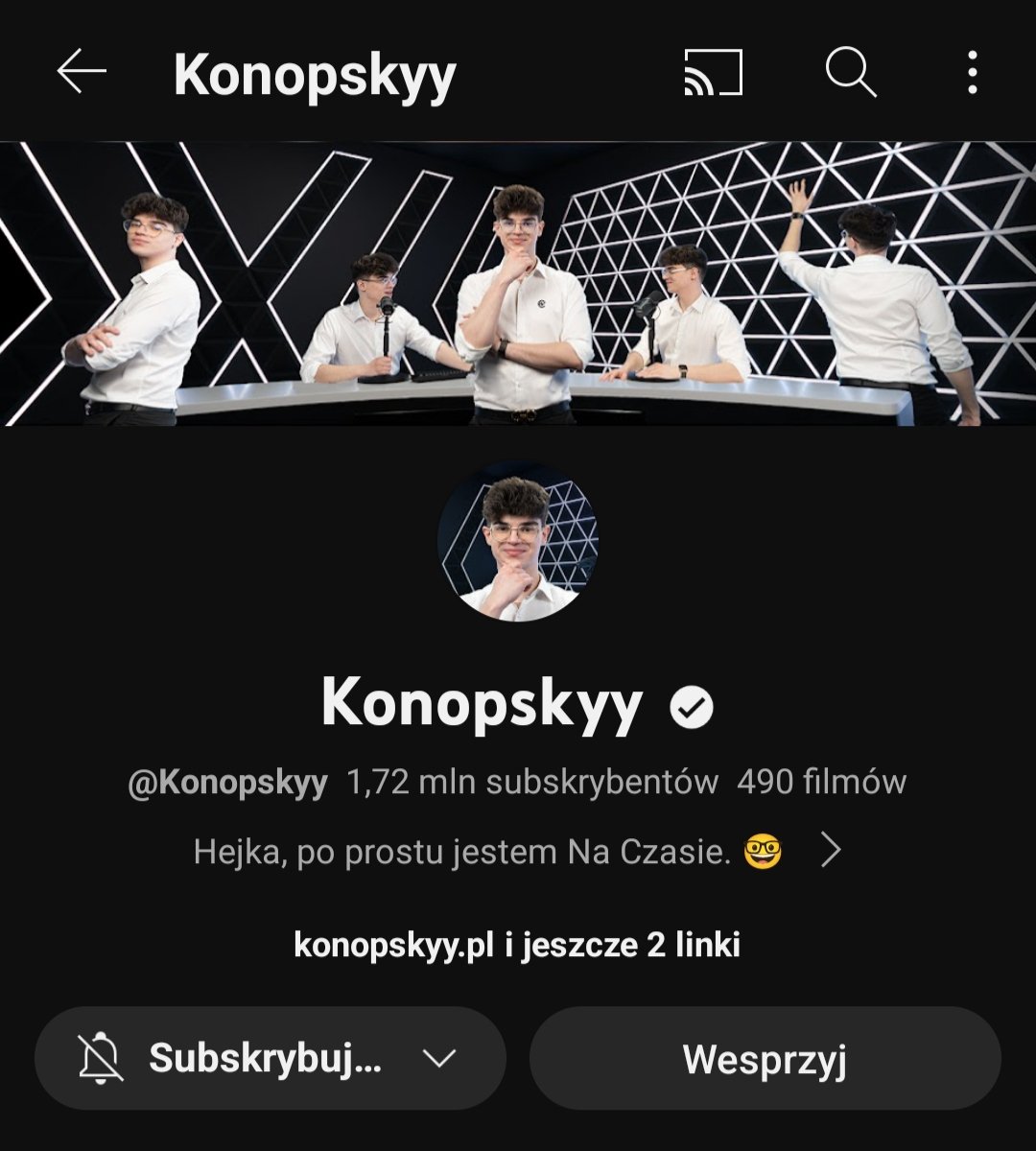 SauR3N's tweet photo. Konopskyy od premiery filmu Wardęgi wbił ponad 800k subów #PandoraGate https://t.co/zJnwBNUOdA