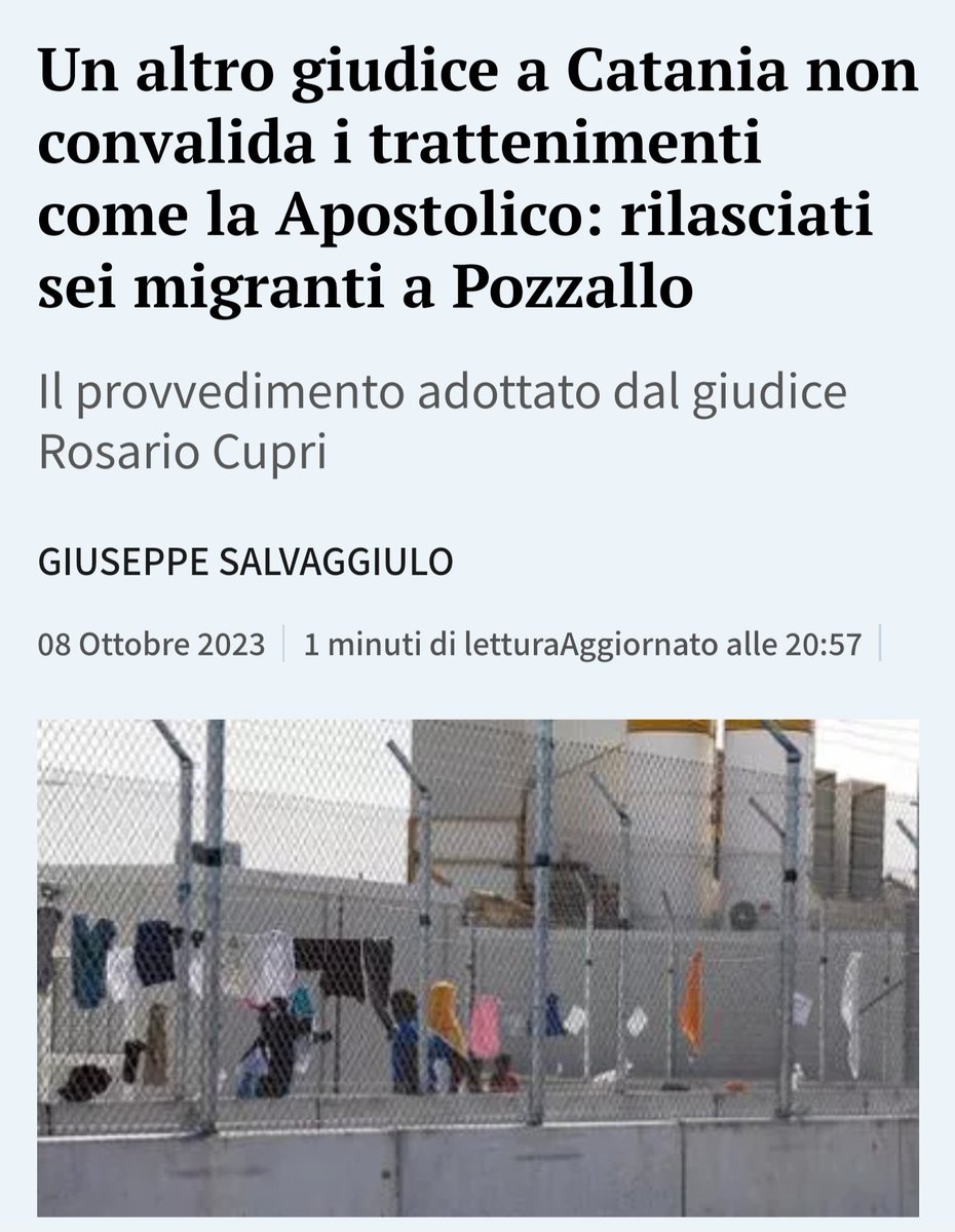 galluzzilucio's tweet photo. #SALVINI DAI, FATTI DARE SUBITO QUALCHE VIDEO CHE "SPUTTANI" ANCHE QUESTO #MAGISTRATO!
#Apostolico #Catania #Cupri #Pozzallo https://t.co/4Rkyx7VbbC