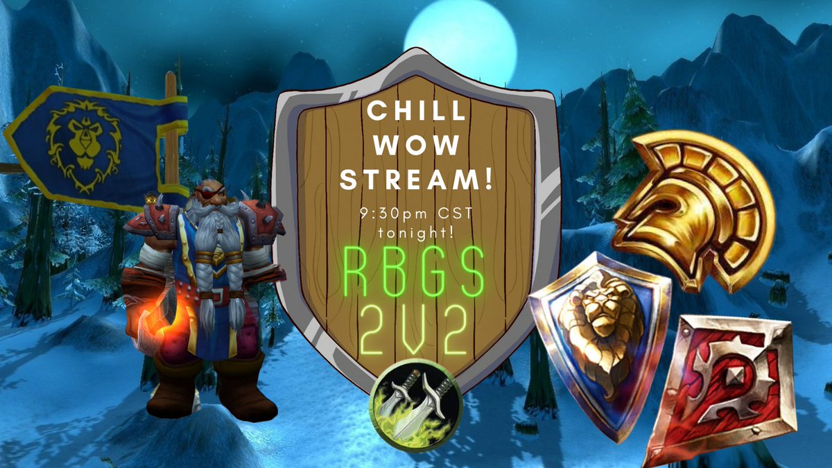 Chef_BooGaming's tweet photo. Tonight will be doing a super chill WoW PvP stream with our Dwarf Rogue! come chill, chat, and react to some youtube vids maybe? see ya there! https://t.co/q4GsUxikiB
