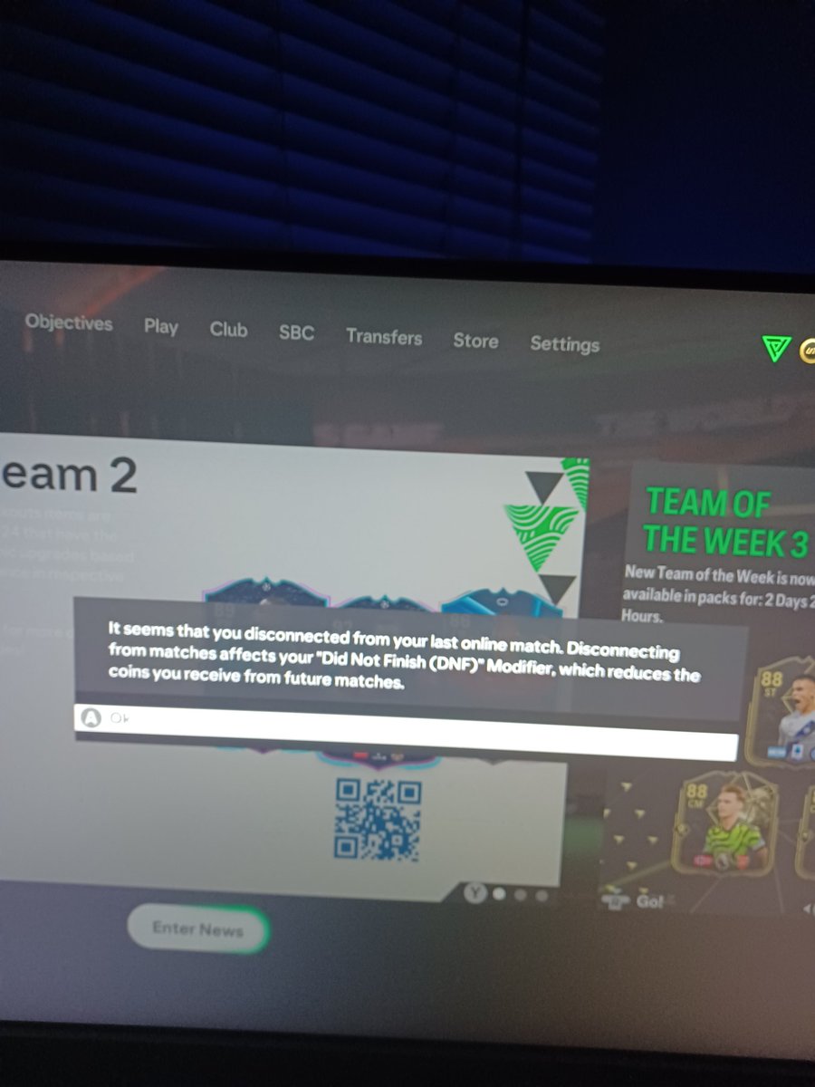 stephenperciva4's tweet photo. @EASPORTSFC Your game crashes n I get this 😂 https://t.co/6rZQNk2Y08