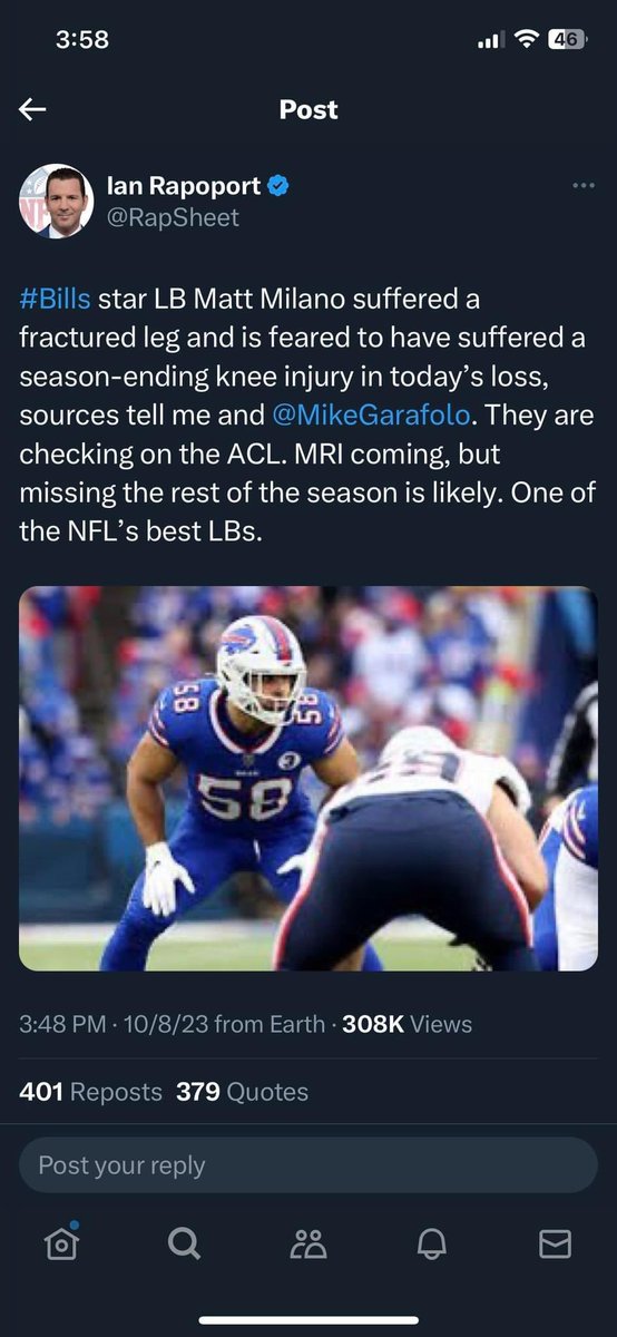 MarkGAtl's tweet photo. @ChrisBrownBills @BuffaloBills Ugh. Say it ain’t so https://t.co/9dIXFfOClV