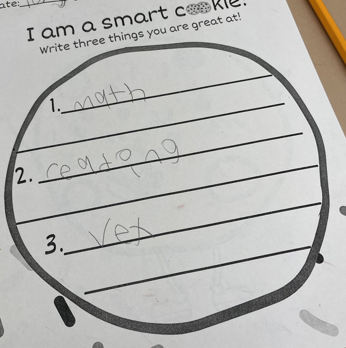Whsdvex's tweet image. While reading The Smart Cookie by Jory John, students were asked to come up with three instances when they feel like smart cookies. Nothing says it better why @WoodlandHillsSD teaches @VEXRobotics! @AudraSelkowitz @nic_champagne