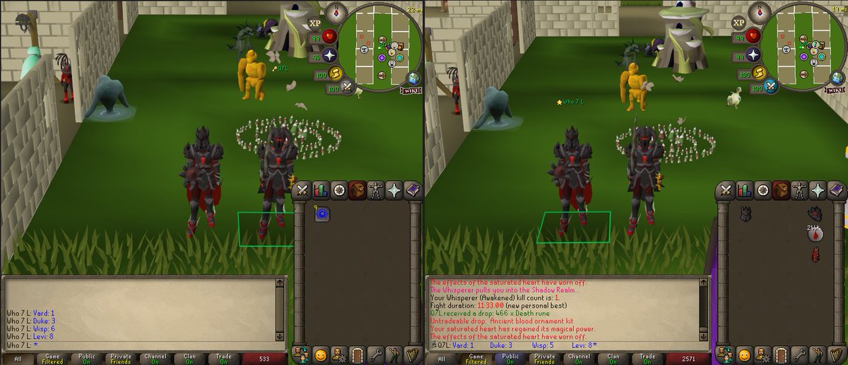 Collecting the orbs took longer than I expected.. Blood Torva done on the iron 🩸 Almost exactly tied the amount of orbs it took on the alt