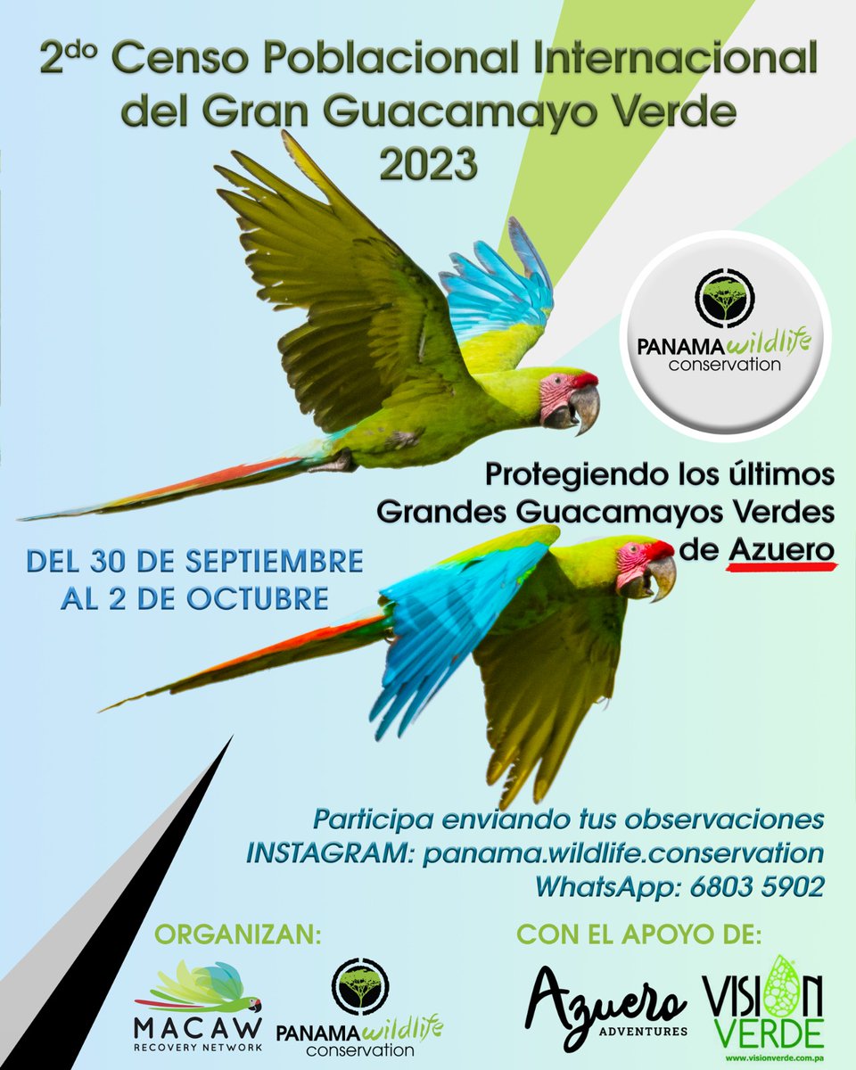 VerdeVision's tweet photo. Recientemente Visión Verde tuvo el agrado de recibir a los representantes de Panama Wildlife en Piedra Careta, Cambutal. Esperamos que ésta sea el inicio de una fructífera relación para preservar nuestro guacamayos. https://t.co/OJAcvGM7x4