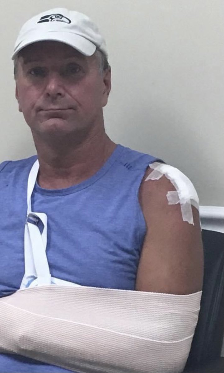 JohnBoelAuthor's tweet photo. You know your wife is tough- when she goes to dr 2 wks after a fall- because swelling hadn’t subsided- and X-ray shows ankle fracture.
#gettingtheboot
Fractures, surgeries, injuries coming fast & furious now for the sixtysomethings.. https://t.co/YP9oIKk10F