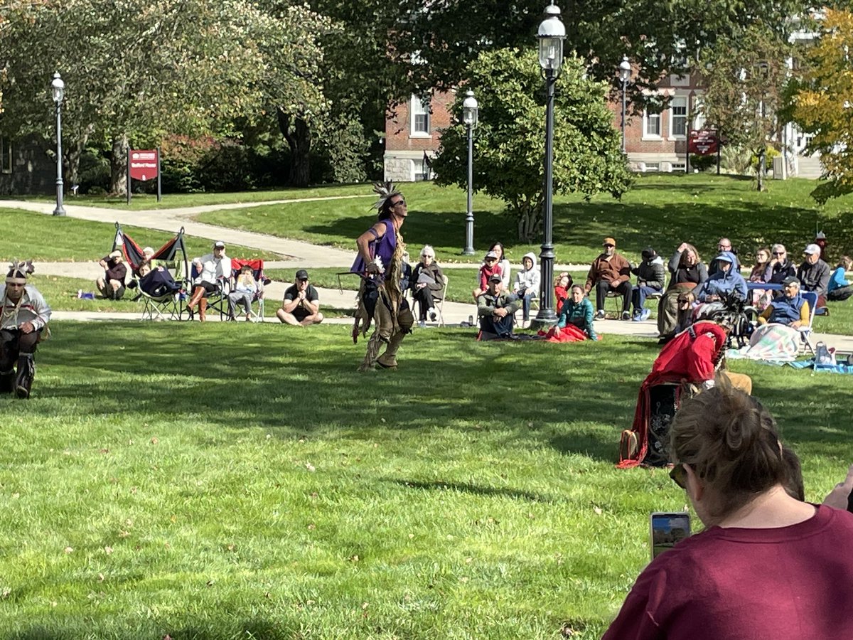 PrezPhil's tweet photo. A picture perfect day commemorating Indigenous People’s Day with our partners from the town of #Bedford on our @middlesex_cc campus @BedfordMAGov @MiddlesexAlumni https://t.co/wgcp8dCQ7t