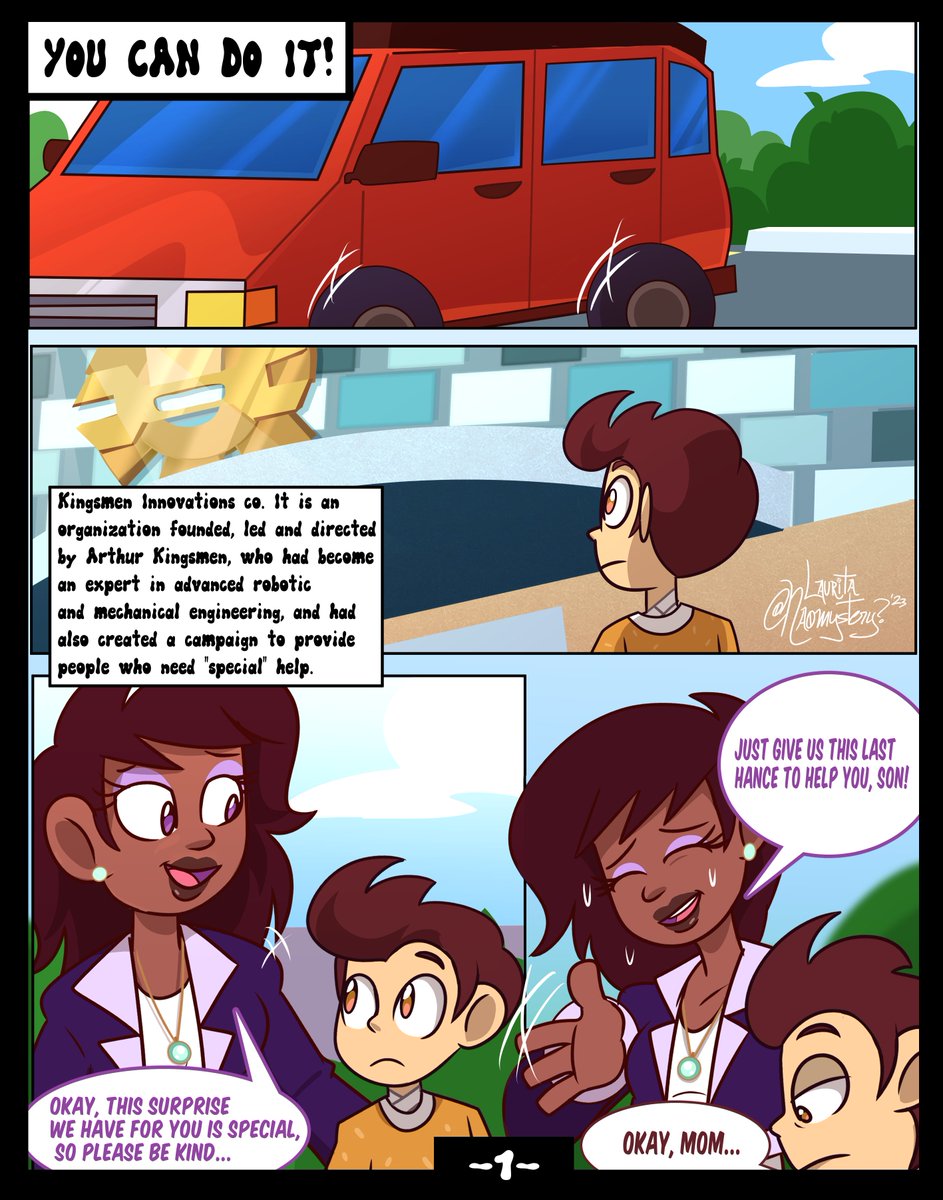 Naomystery_L's tweet photo. "You can do it!"✨
This comic is dedicated to people who have physical and psychological disabilities. a hard path but also full of curiosity and life, let's be happy and strong.
1/3
#headcanon #lauritacomics #MysterySkullsAnimated #msafuture #msaocs #mysteryskulls https://t.co/gLznKmfm91