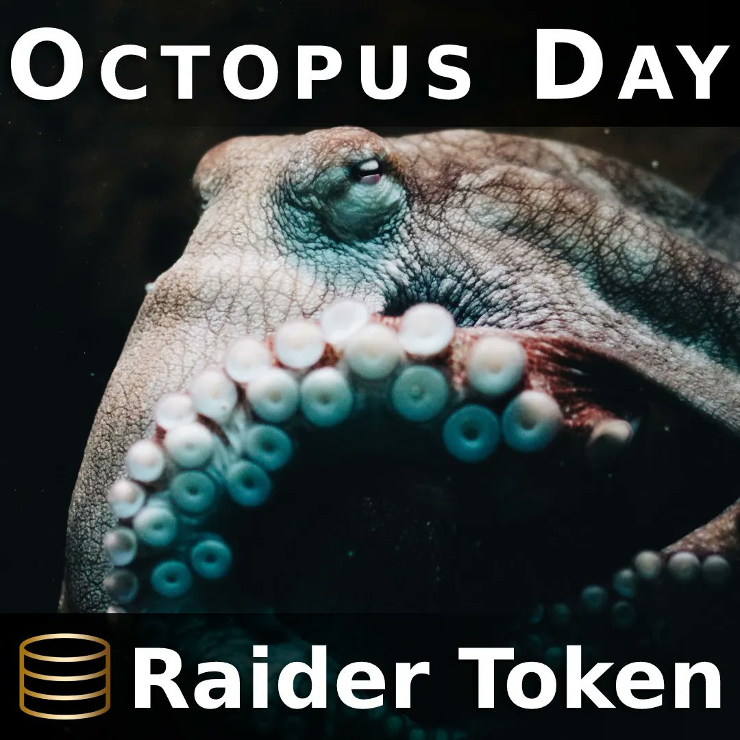 RaiderTokens's tweet photo. 🐙Octopus Day is here!🐙 Let's celebrate these amazing creatures and all the unique ways they adapt to their environment. Let's also remember to protect their habitats and keep our oceans clean! #OctopusDay #ProtectOurOceans #Conservation #RaiderToken

https://t.co/w6y8JpOcqH https://t.co/krXFPavYAg