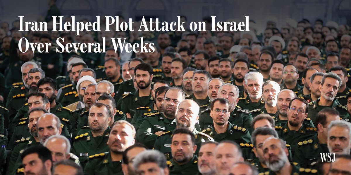 Breaking: Iran helped plan Hamas’s attack on Israel and gave the green light for the assault at a meeting last Monday on.wsj.com/46AJThW