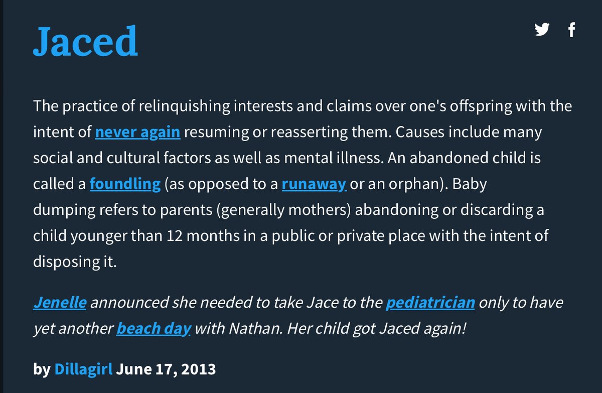 HaveAHeartx3's tweet photo. At least JE is consistent. Look at the date this definition was uploaded. She got his trust fund money. She doesn’t give a shit about Jace anymore. #jaced https://t.co/BqCG9NYjUB