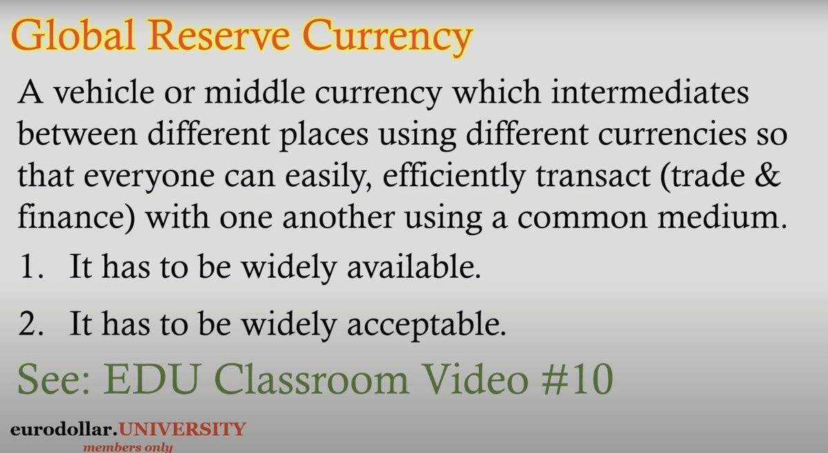 🚨 What is a eurodollar? - (Must Read)🚨 THREAD: 1: The Mystery Begins The Euro$ is NOT what you think it is. It's our hidden monetary system, lurking in the shadows. Think of Euro$s as a black hole, hidden yet profoundly affecting everything around it. The Government…