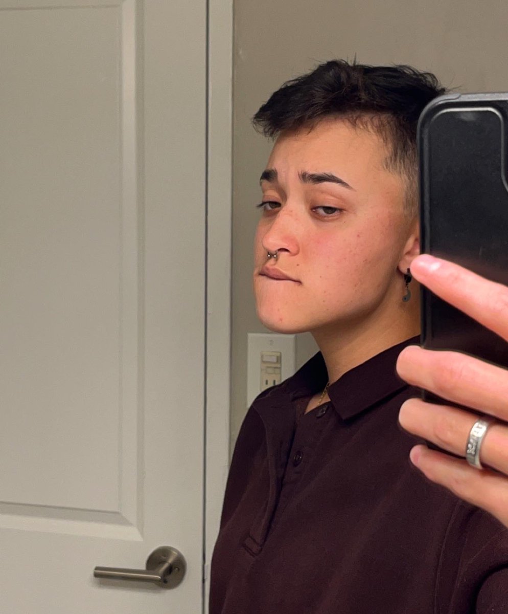 I just got my septum piercing done. I feel like a different person already