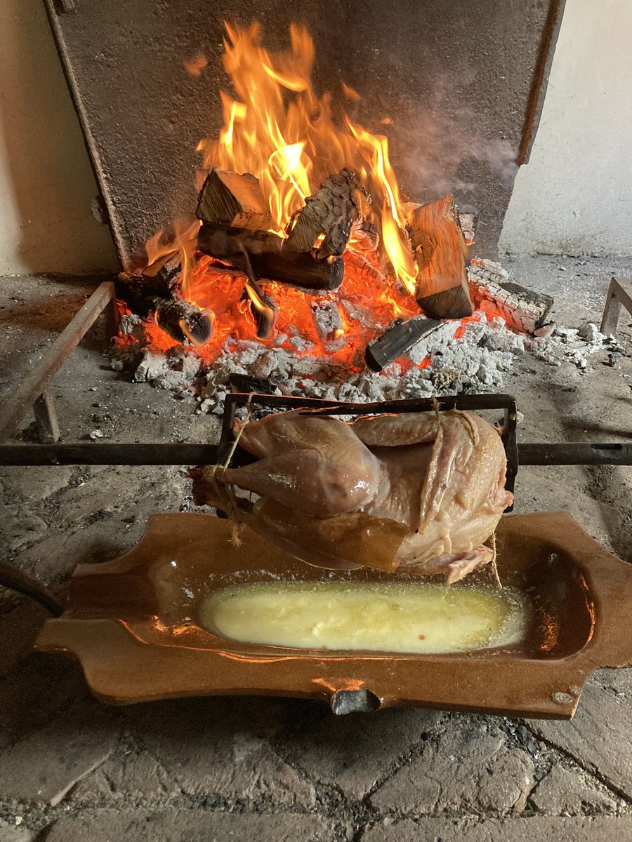 HouseMoland's tweet photo. We were roasting pheasant today using our colonial era spitjack. #visitbucks #visitpa https://t.co/fcKIncxJeV