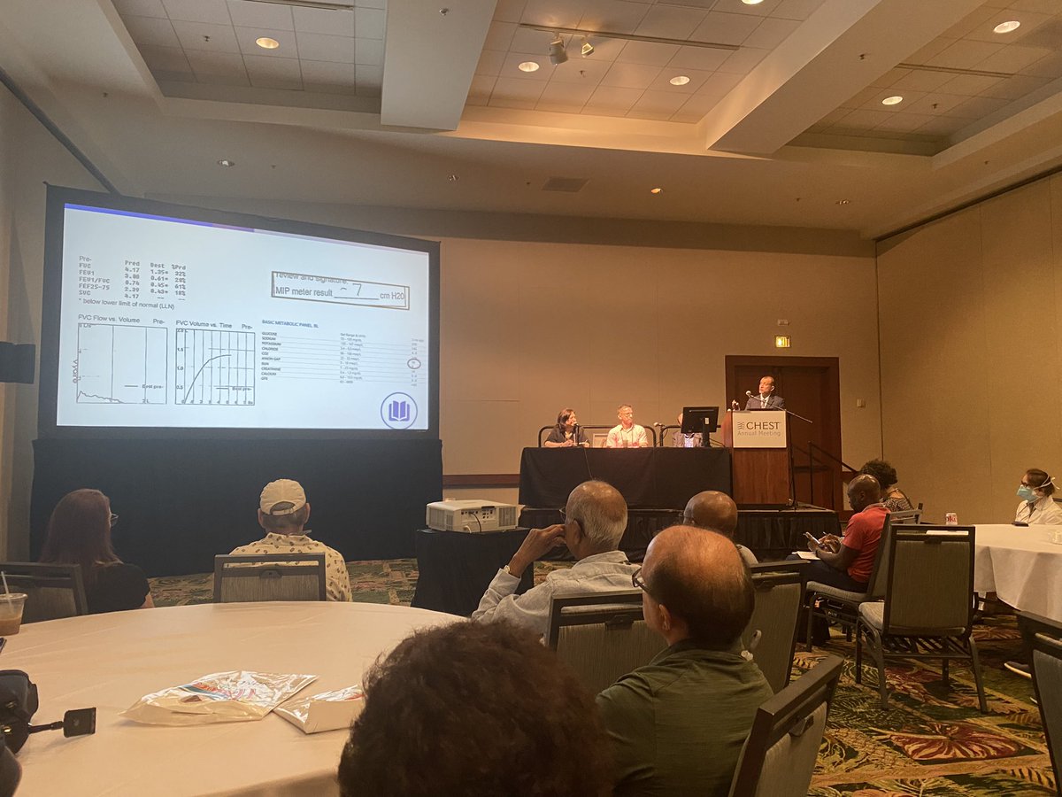 Packed room #neuromusculardisease #ALS #NIV management @accpchest @CHESTSleep -#HMV section - clinical guidelines