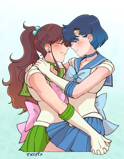 Mako enjoys to carry her gf around 