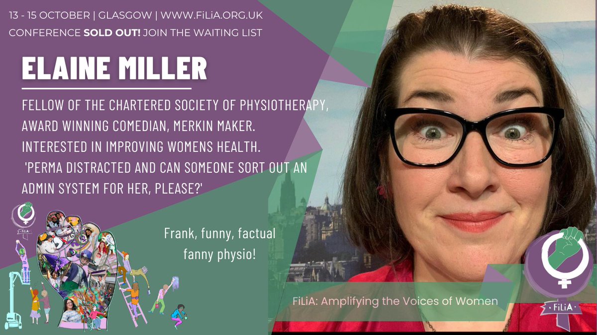#FiLiA2023 ELAINE MILLER #LaughDontLeak

Pelvic physiotherapist - <a href="/GussieGrips/">Elaine Miller | Venus Envy</a> is passionate about pelvic floors and most of her clinic days are spent elbow deep in leaky ladies.

'Not only non-stop hilarity, but, a way to a better life.' The Scotsman

gussetgrippers.co.uk