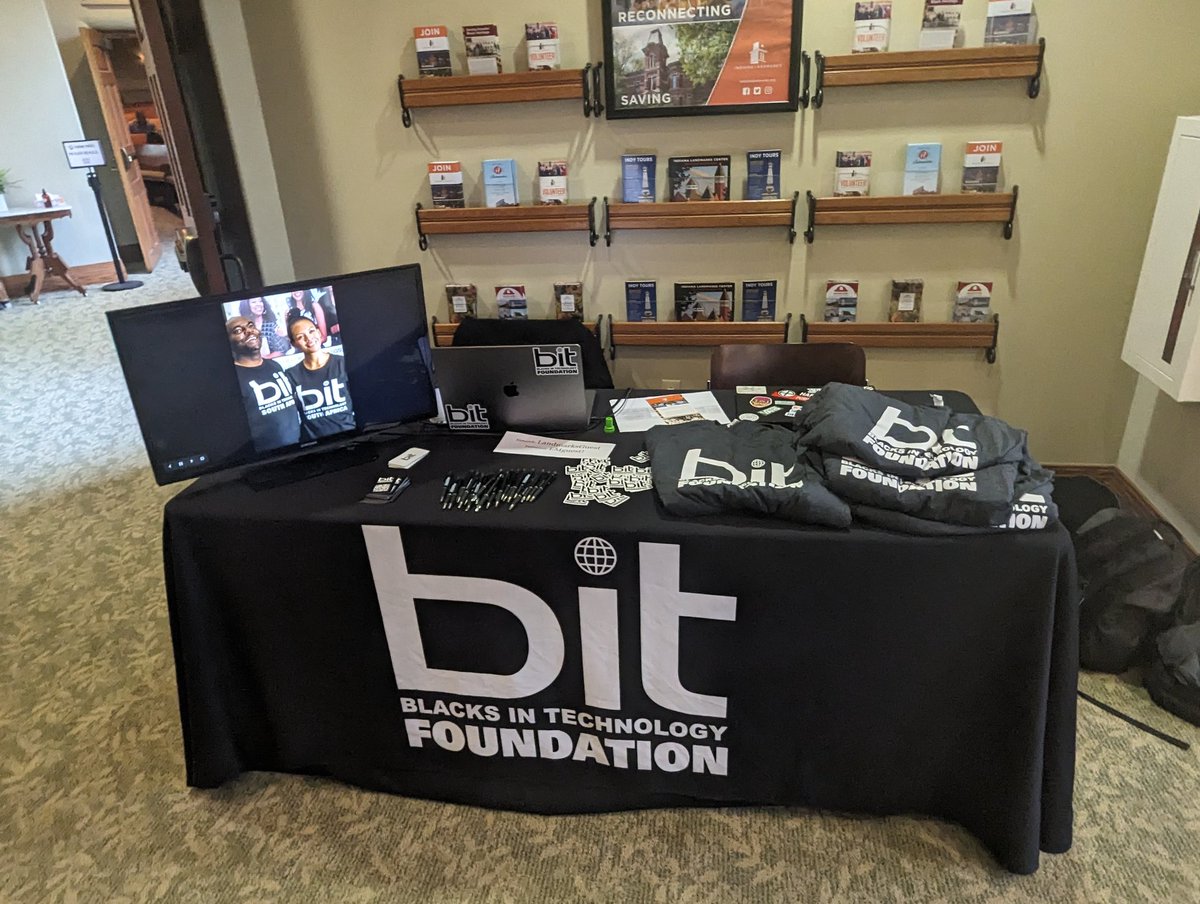 blkintechnology's tweet image. @BITnonprofit Had a great time at the conference! So many great conversations and supportive folks. It was cool to have @botchagalupe stop by our table and provide us with signed copies of his book to giveaway!!!