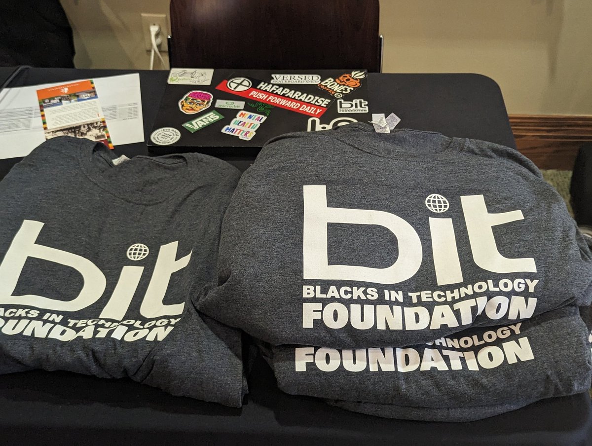 blkintechnology's tweet image. @BITnonprofit Had a great time at the conference! So many great conversations and supportive folks. It was cool to have @botchagalupe stop by our table and provide us with signed copies of his book to giveaway!!!